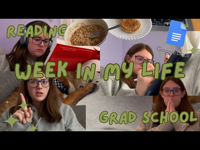 Week In My Life In Grad School | MLIS Reading & Imposter Syndrome