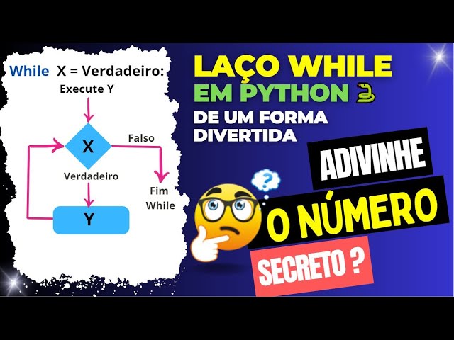 🚀 Domine o Poder do Laço While em Python! 🐍 Desafio Épico: Adivinhe o Número Secreto