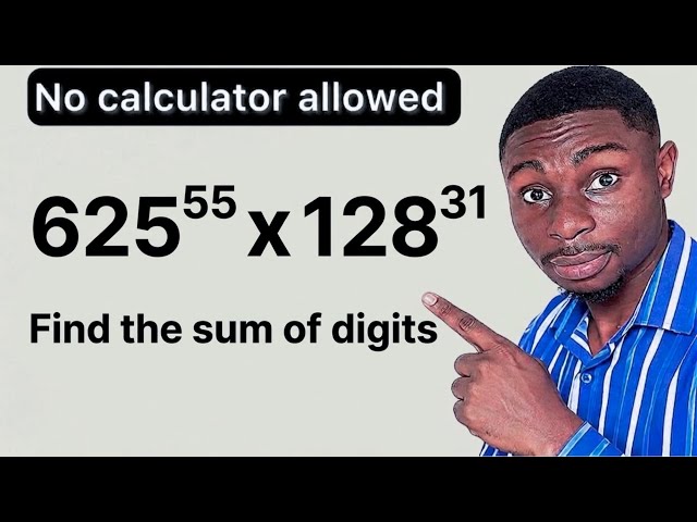 Find the Sum of Digits | Challenging Exponential Mathematics Problem