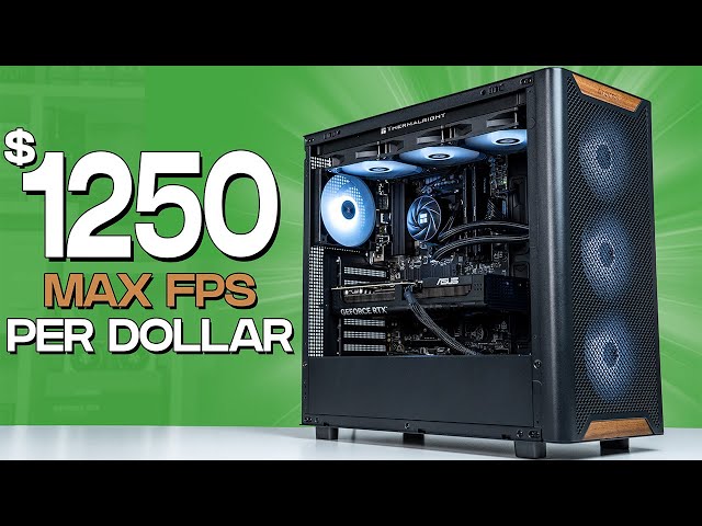 $1250 Pure Performance Gaming PC Build Guide