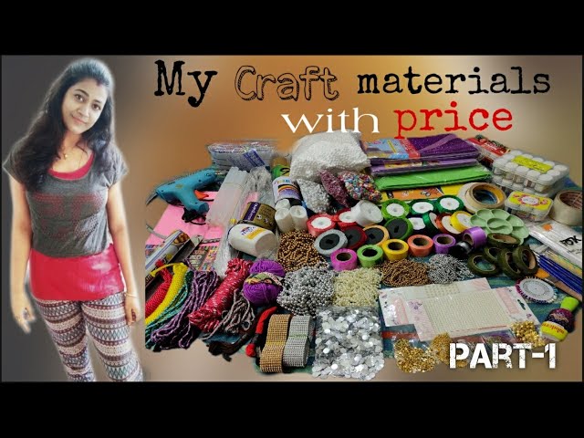 Craft materials with price | My art and craft materials with price | craft stationary items