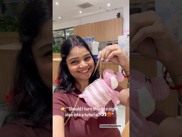 Randon 2 AM thought turns into cutest crochet creation ever... 👀🧶