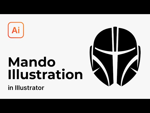 How to create a Mandalorian illustration in Illustrator