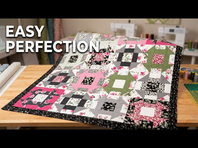 Why I’m Obsessed with This Churn Dash Quilt Technique