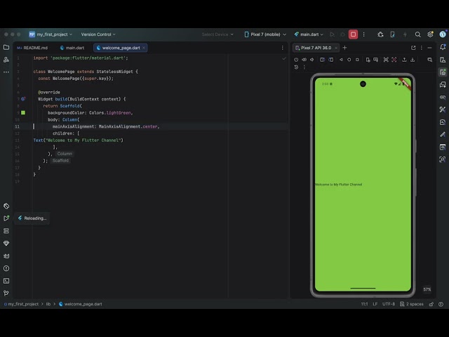 Flutter Tutorial #1 — Create Your First Flutter App 🚀