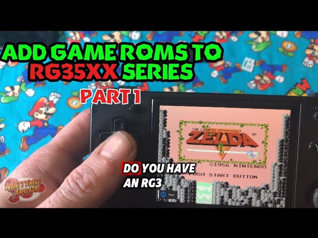 How To Add Games to Anbernic RG35XX, RG35XX PLUS, and the RG35XX H