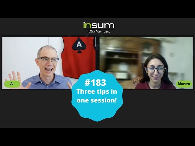 APEX Instant Tips #183: Three tips in one sesssion!