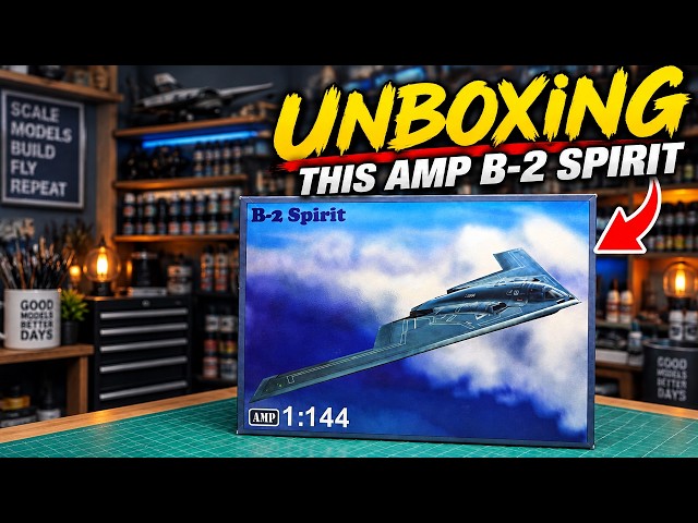 The B-2 Spirit Model Kit: What's in the Box? AMP RELEASE!!