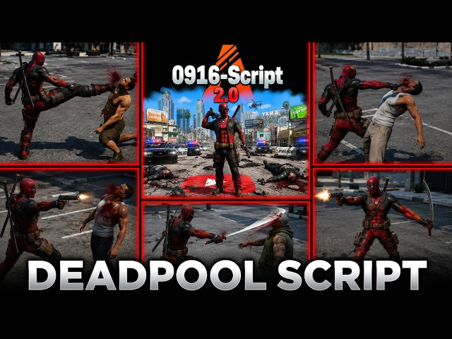 Deadpool Script Fivem [ESX & QBCore/QBOX] | Brutal Scripts