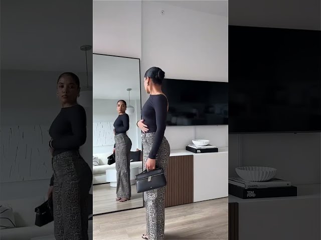 Le look irrésistible avec un pantalon imprimé léopard ! 🔥🐆