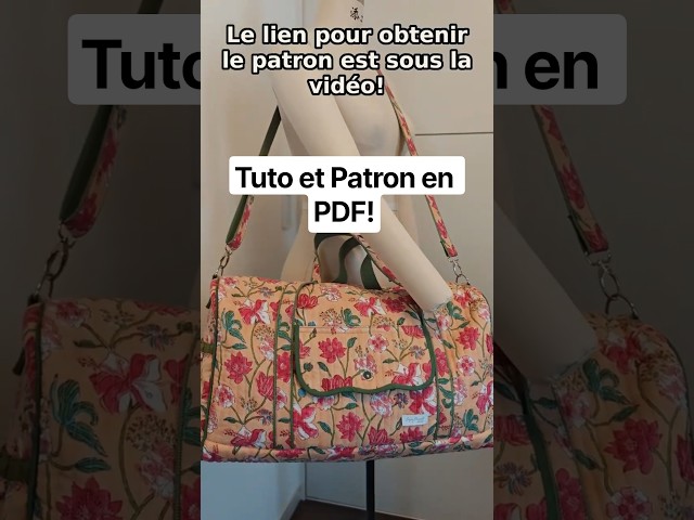 #quilted #travelbag #sewingpattern #sewing #easysewing #sewingtutorial #beginnersewing #diy