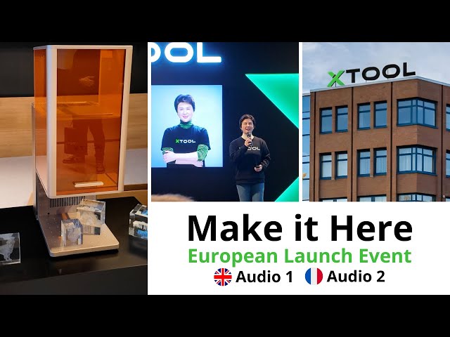 I’m taking you behind the scenes of the xTool European Launch Event – Make it Here