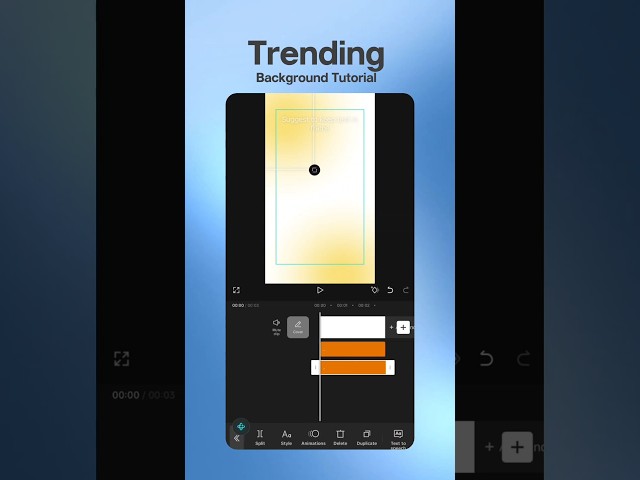 How to Create a Trending Background in CapCut #shorts #TrendingBackgroundTutorial
