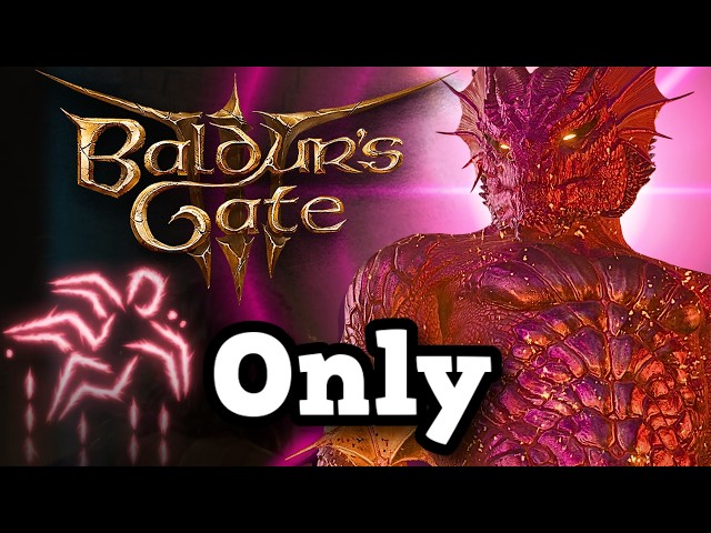 Can You Beat Baldur's Gate 3 Using Only Telekinesis ?