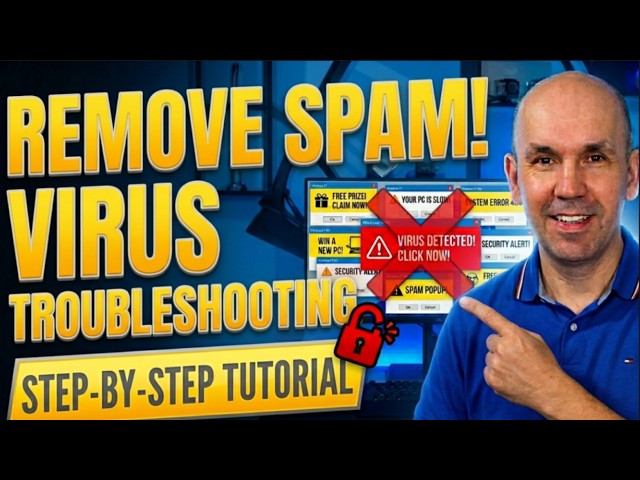 Spam popups and computer viruses troubleshooting tutorial by cobuman. Help Desk Training.