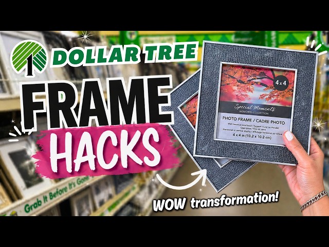 Genius Dollar Tree Frame Hacks That Look Expensive
