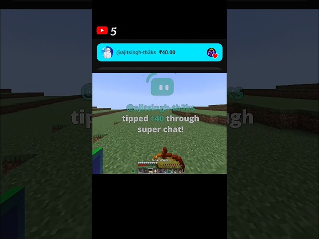 Funny Moments On Livestream 😂 #minecraft #minecraftshorts #minecraftfunny #funmoments #thegujjugamer