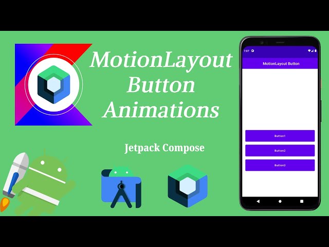 How to Implement Motionlayout Button Animation in Jetpack Compose | Android | Kotlin | Make it Easy