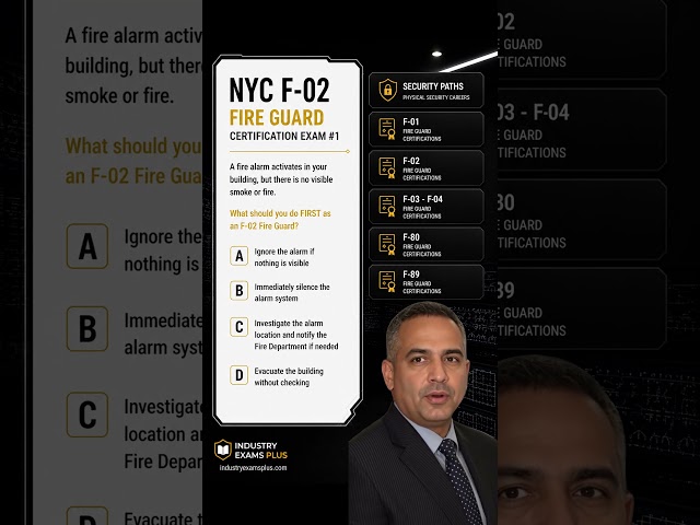 F-02 Fire Guard Practice Test NYC | Real Exam Question #1