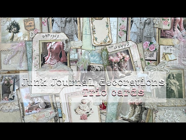 Obsequio + Cómo hacer tarjetas de trío para álbumes de recortes | Tutorial sencillo de efímeros