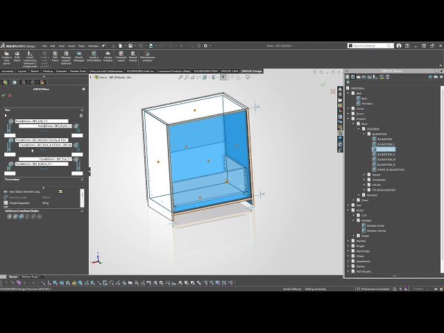 SWOOD-biblioteket: Ferdigkomponenter rett inn i SolidWorks-modellen