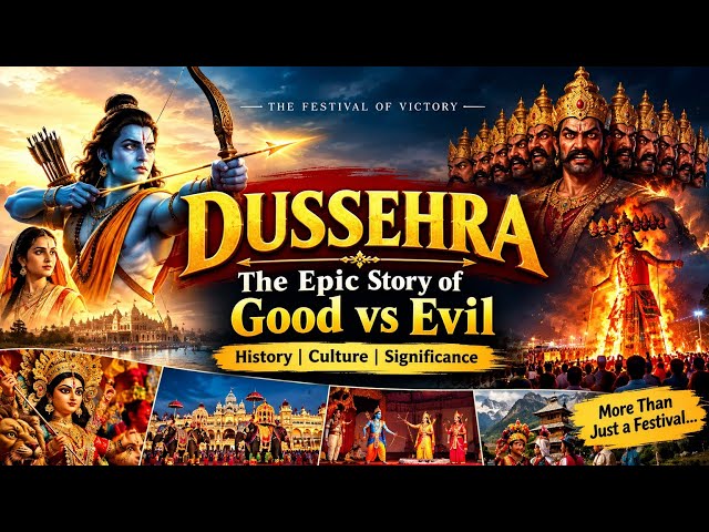🎬 Dussehra: The Epic Story of Good vs Evil | History & Significance