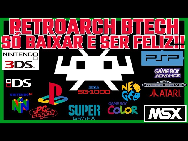RETROARCH BTECH GAMES - COMPLETE IN ONE PACKAGE!