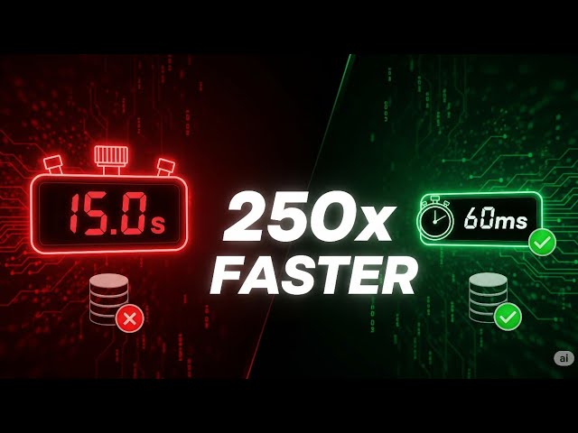 250x Faster Database in One Fix!