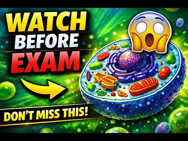 CELL Explained in 10 Minutes 😱 | Class 9 & 10 Biology Full Chapter | Don’t Miss This!