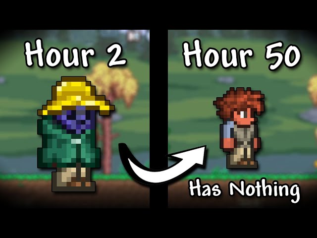 Hardcore Terraria be like...