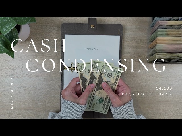 Cash Condensing | $4,500 to Savings | FAQ: Banking Setup