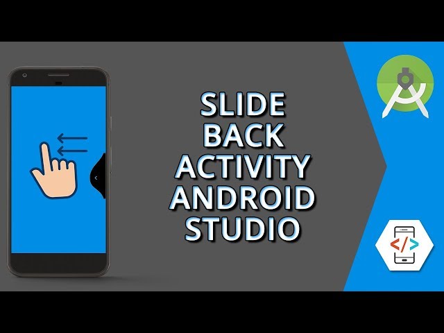 Fluid navigation slide back activity android tutorials | In a minute tutorials.