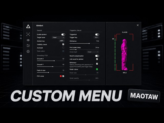 Modern Direct2D C++ UI Template Source Code + Live Preview