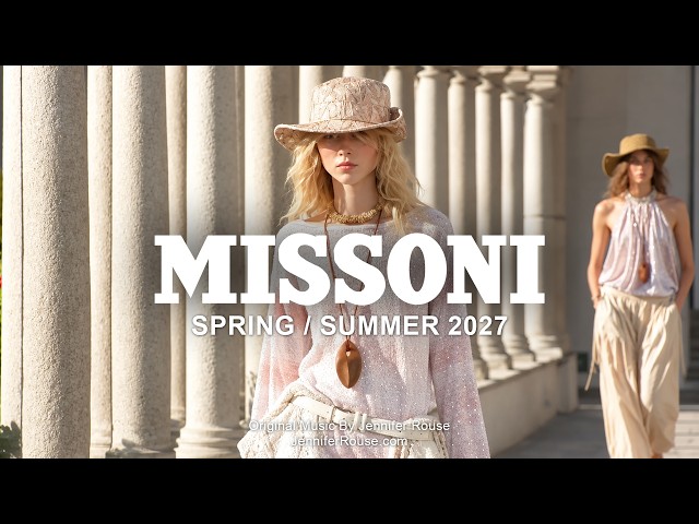 MISSONI 2027 Spring/Summer Fashion Show - Milan Fashion Week - Original Music By Jennifer Rouse