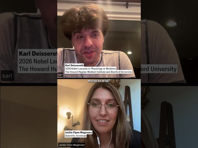 Karl Deisseroth won the Nobel Prize TODAY. Here's his reaction.