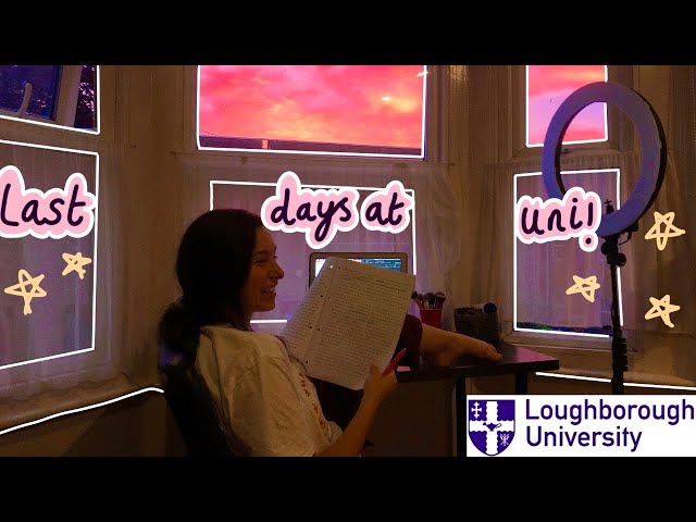 finals exam week vlog at Loughborough University 🖊  finishing my degree and final online exam season