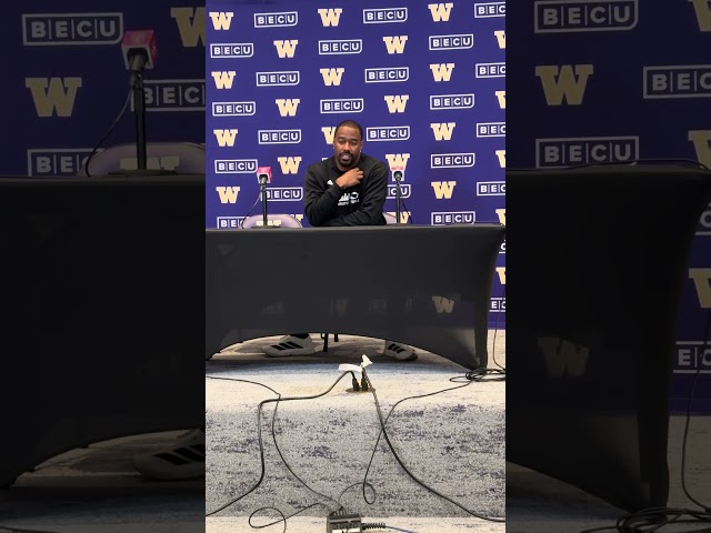 Washington Huskies young receivers showing GROWTH #godawgs #collegefootball #gohuskies #purplereign