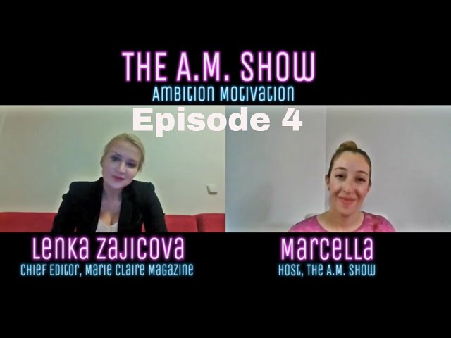 Motivational Podcast for Women | Marie Claire Magazine + Lenka Zajicova