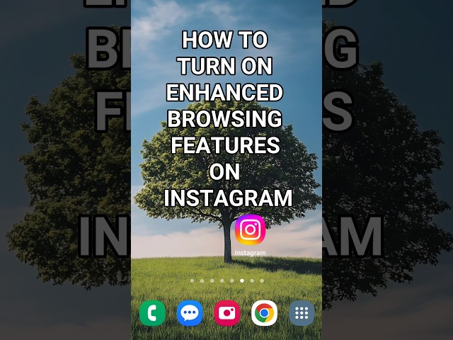 How To Turn On Enhanced Browsing Features on Instagram #instagramtutorial #instagramreels #how