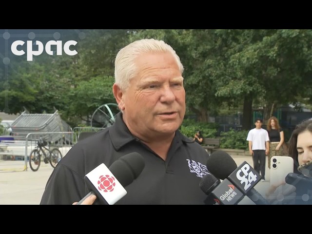Ontario Premier Doug Ford comments on suspension of Canada–U.S. trade talks – August 22, 2026
