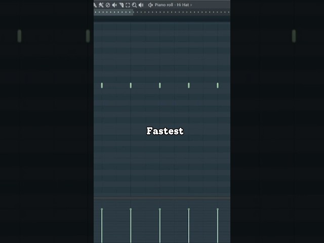 Hack Hi hat Rolls in Fl Studio #shorts #feedshorts #flstudio