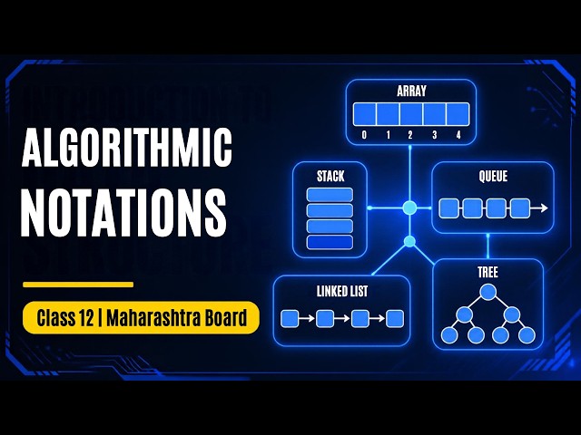 Algorithmic Notations | Class 12th Maharashtra Board Computer Science | Complete notes