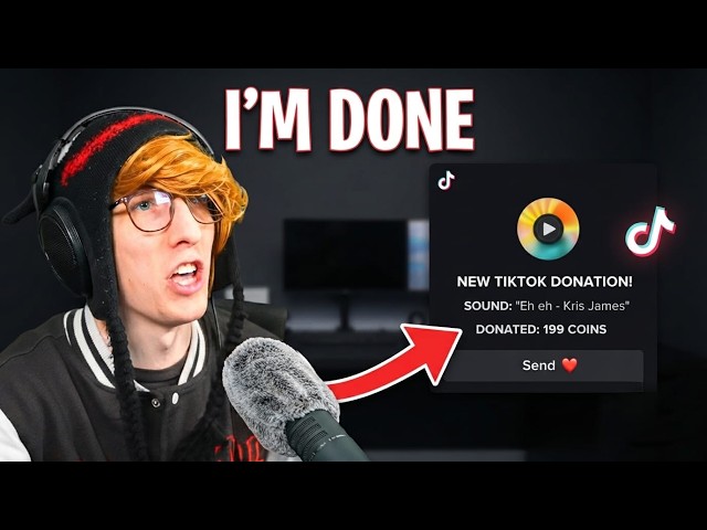 KreekCraft LOSES IT Over TikTok Music Donations...