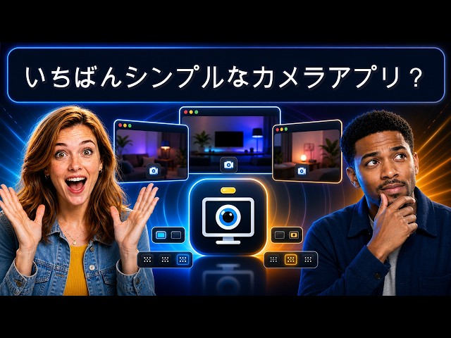 Simple Camera App チュートリアル - カメラ検索、解像度、マルチカメラ表示
