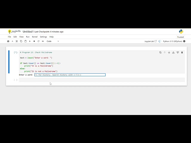 Title:🐍 Python for Beginners #13 | Check Palindrome in Python | Python String Program