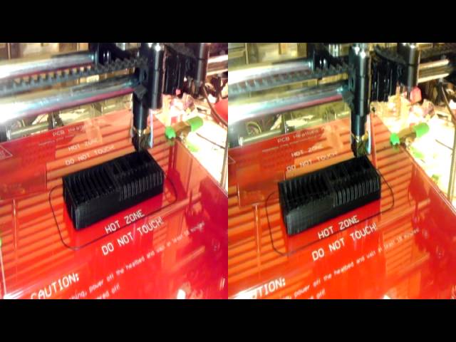 Printing in 3d with my 3d camera on my Reprap