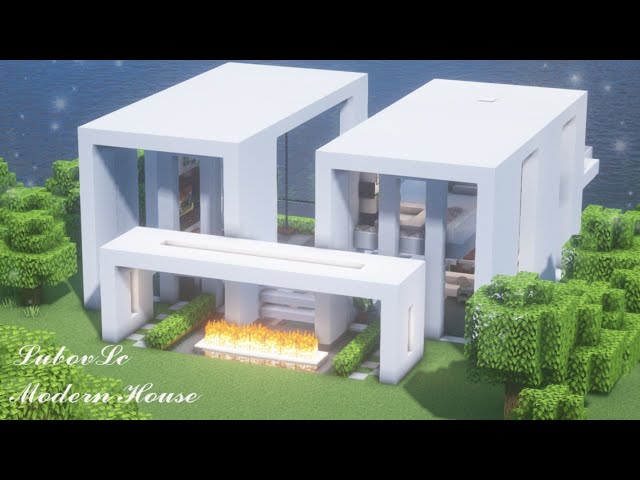 How to Build a Luxury Villa - Modern House | Minecraft Tutorial ⛰️ (#23)