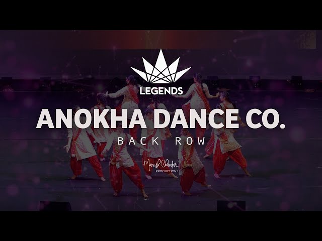[EXHIB] Anokha Dance Company | 2025 Legends | Back Row | Manish Bhandari Productions