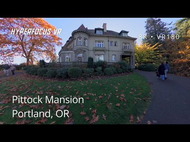 Pittock Mansion: Portland, Oregon Autumn Walk | 8K 60FPS VR180 3D