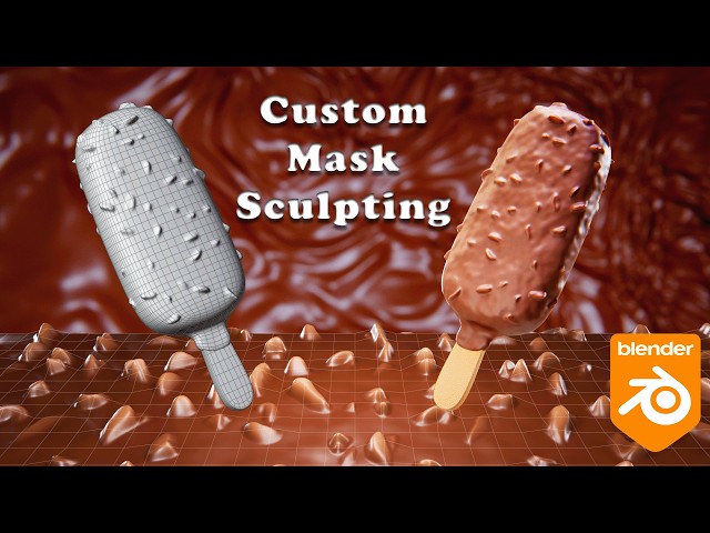 Create Custom Displacement Mask for Sculpting | Blender 5 Tutorial